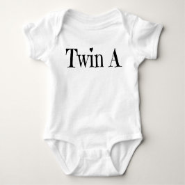 Body Para Bebê Roupa gêmea do bebê - junte um branco de uma peça