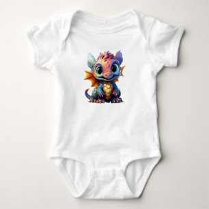 Body Para Bebê roupa interior para crianças dragão engraçado