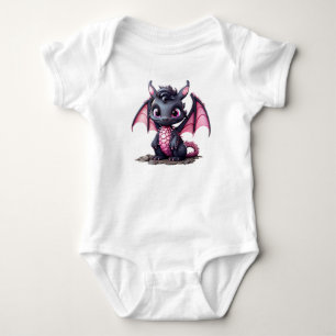 Body Para Bebê roupa interior para crianças dragão engraçado