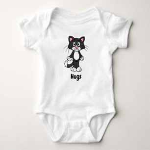 Body Para Bebê Roupa para bebês de gato Tuxedo