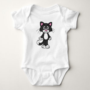 Body Para Bebê Roupa para bebês de gato Tuxedo
