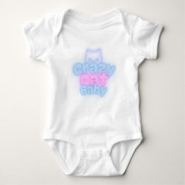 Body Para Bebê Roupa para bebês de gatos loucos, Bebê