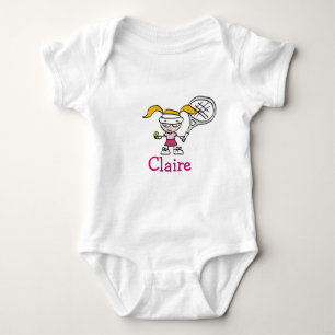 Body Para Bebê Roupa personalizada para bebês com desenho de têni