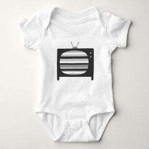 Body Para Bebê Roupa retro do bebê da tevê