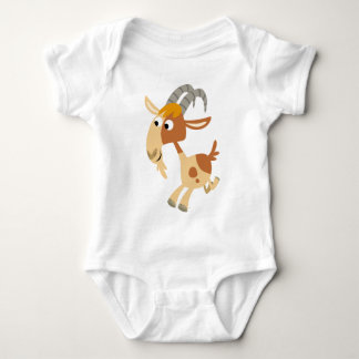 Body Para Bebê Roupa Running do bebê da cabra dos desenhos