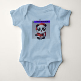 Body Para Bebê Roupas De Bebê De Natal De Panda Doce Escrevíveis