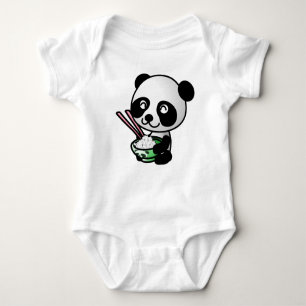 Body Para Bebê Roupas de bebê. Panda.