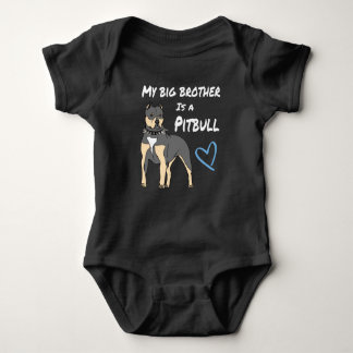 Body Para Bebê Roupas de bebê Pitbull