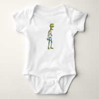 Roupas de bebê. Zombie.