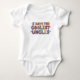Body Para Bebê Roupas de Hockey para Bebês de Tios Legais Conjunt