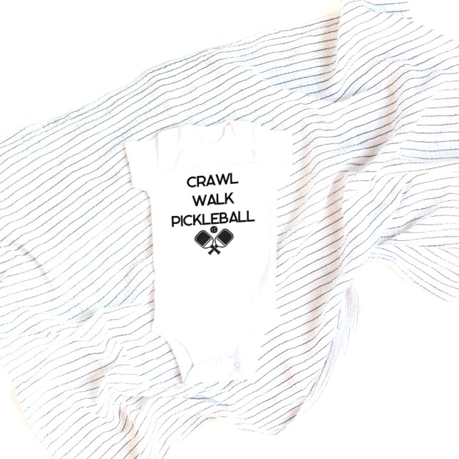 Body Para Bebê Roupas de recém-nascido engraçadas de Crawl Walk P (Criador carregado)