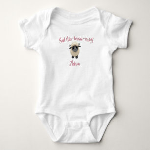 Body Para Bebê Roupas engraçadas e fofas de carneiro para bebê no