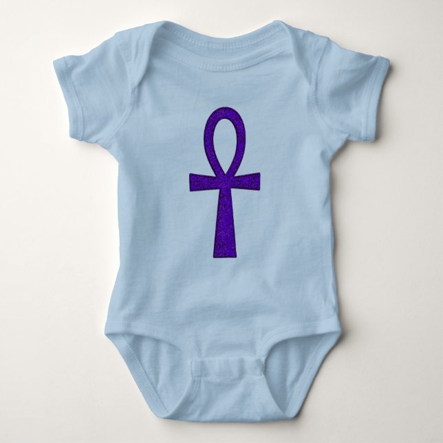 Body Para Bebê Roxo Ankh Baby (Frente)