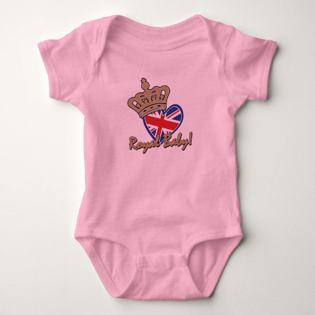 Body Para Bebê Royal Baby (Frente)