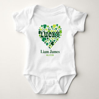 Body Para Bebê Rua. Aniversário de Patrick Nome Personalizado de