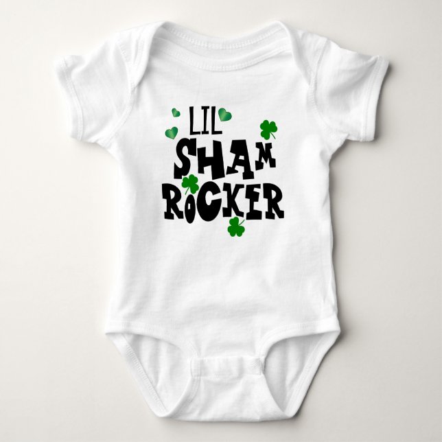 Body Para Bebê Rua de Patrick Lil Sham-rocker Baby Body (Frente)