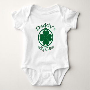 Body Para Bebê Rua de Patrick's Daddys Lucky Charm Criança Creep