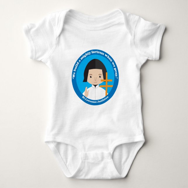 Body Para Bebê Rua: Lawrence Justinian (Frente)
