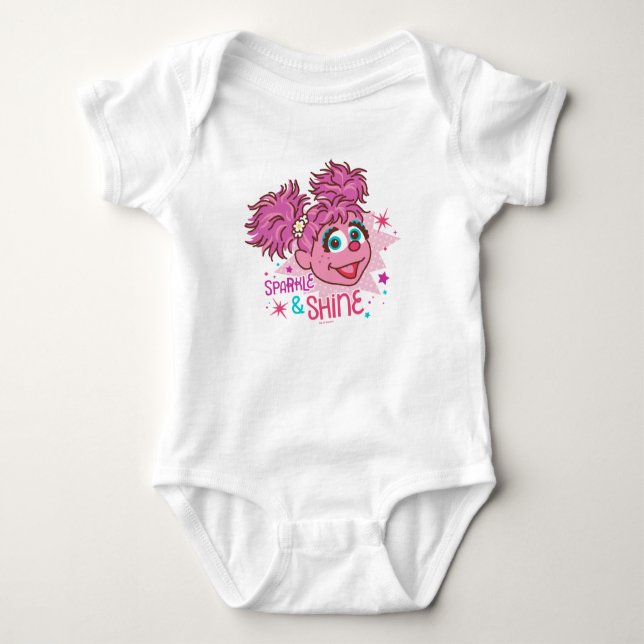 Body Para Bebê Rua Sésamo | Abby Cadabby - Sparkle & Shine (Frente)