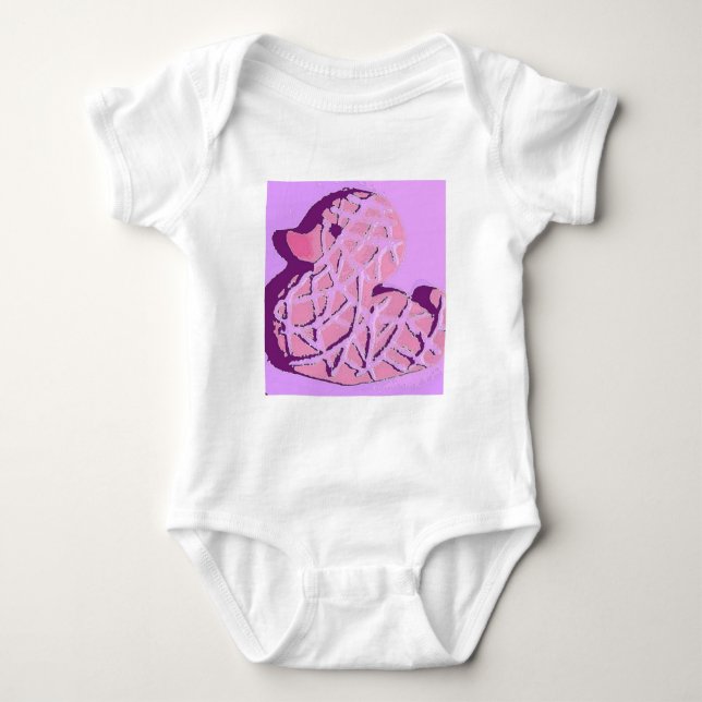 Body Para Bebê Rubber Duckie Pop Art (Frente)