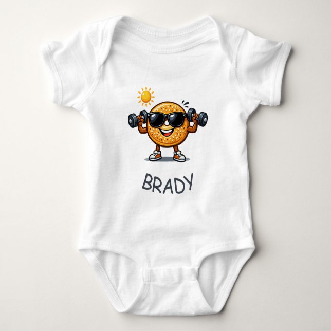 Body Para Bebê Saco de Rosca (Frente)