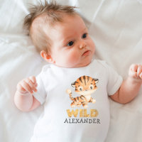 Safari Safari Bebê Tiger Bebê Bebê Roupa