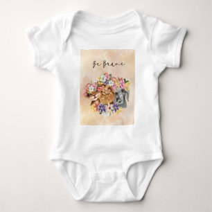 Body Para Bebê Safari wildone baby shower Bodysuit rosa para bebê