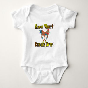 Body Para Bebê Saiba que? Bumbum da galinha!