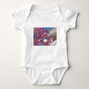 Body Para Bebê Sakura Flores de Cerejeira Americana