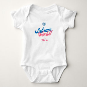 Body Para Bebê Salaam, Mundo! — Peça De Bebê Muçulmano De Ro