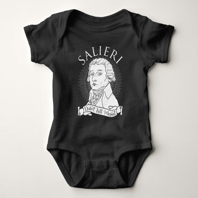 Body Para Bebê Salieri não matou Mozart (Frente)