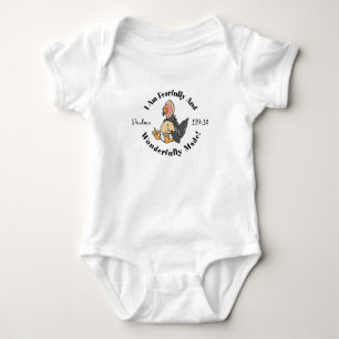 Body Para Bebê Salmos Bonitos 139:14 Design