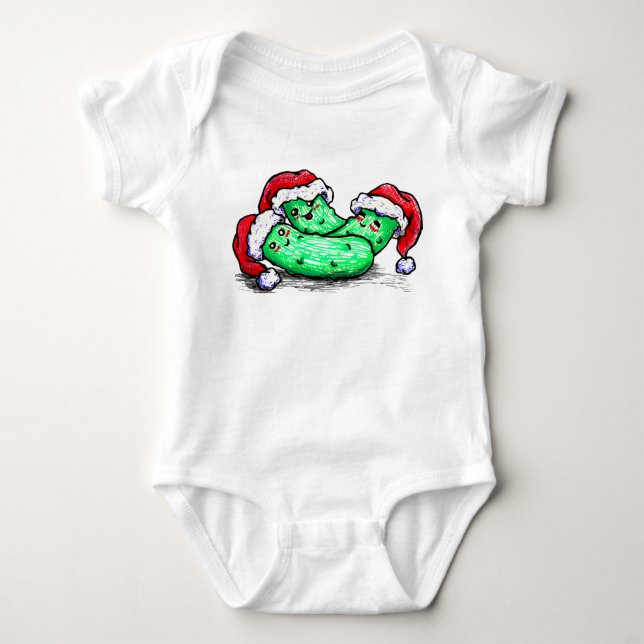 Body Para Bebê Salmouras do Natal (Frente)