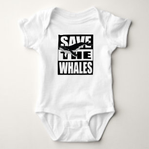 Body Para Bebê Salve as Baleias