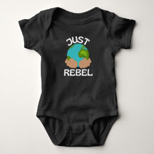 Body Para Bebê Salve nossa Extinção Planeta Rebeldia Cuidados C