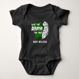 Body Para Bebê Salve O Drama Para O Seu Llama Engraçado