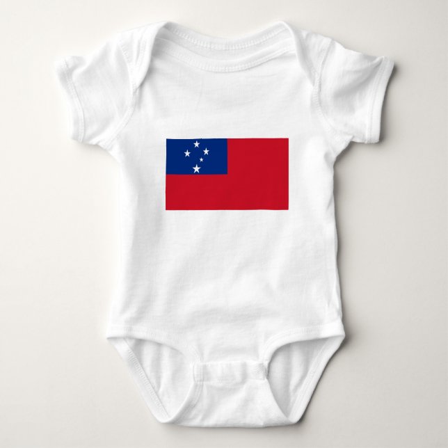 Body Para Bebê Samoa Flag (Frente)