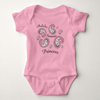 Body Para Bebê Samoan Princess Infint Bodydress