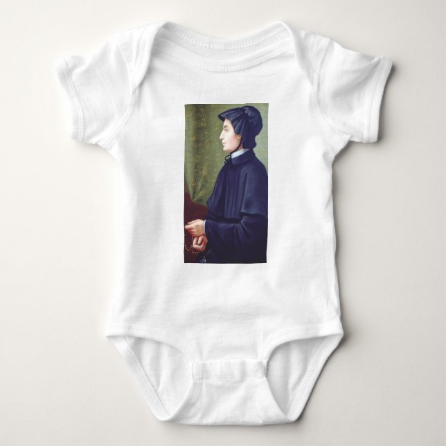 Body Para Bebê Santa Elizabeth Ann Seton (Frente)