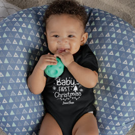 Body Para Bebê Santa Hat é a primeira árvore de Natal do Bebê Per