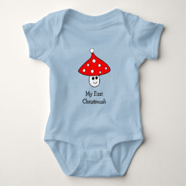 Body Para Bebê Santa Hat Mushroom Baby Bodydress