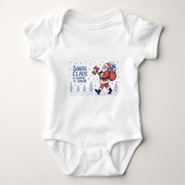 Body Para Bebê Santa is coming to the town