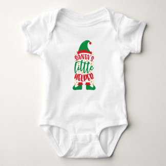 Body Para Bebê Santa's Little Helper