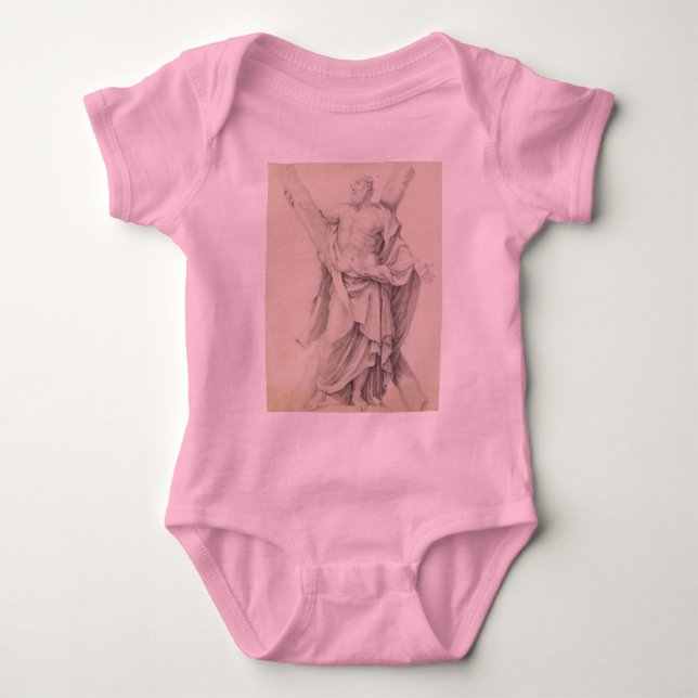 Body Para Bebê Santo Andrew um de 12 Apóstolos (Frente)