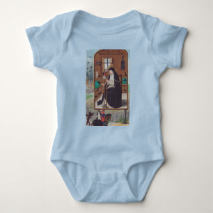 Body Para Bebê Santo Gertrude Helfta por Simon Bening