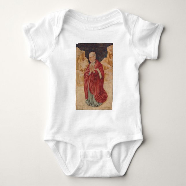 Body Para Bebê Santo John Cassian Church Padre (Frente)