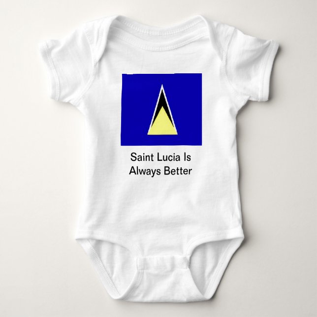 Body Para Bebê Santo lucia (Frente)