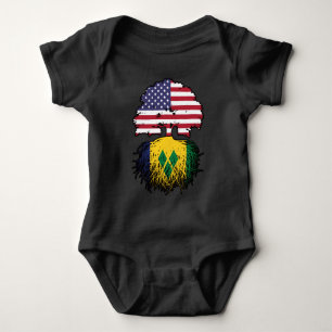 Body Para Bebê Santo Vincent Vincentian American Tree Roots