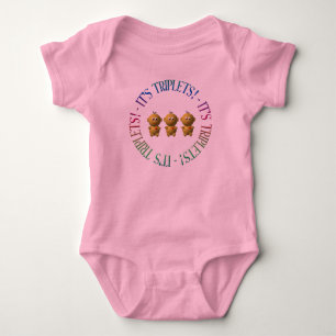 Body Para Bebê São trigêmeos!