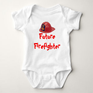 Body Para Bebê Sapador-bombeiro futuro